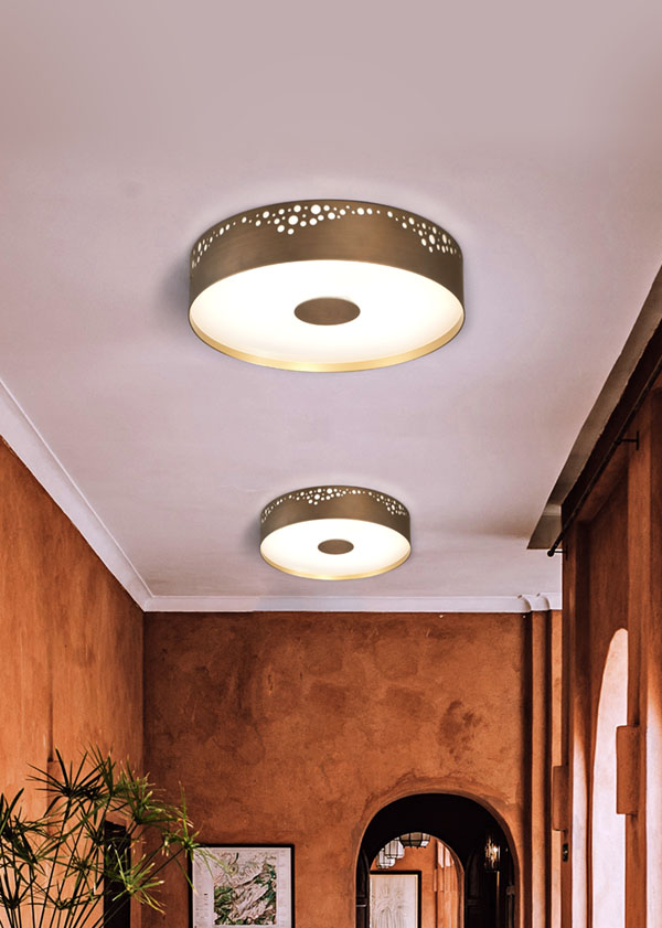 Ceiling light with dimmable integrated led Gaia 1 04506