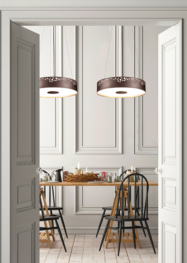 Lampada a sospensione in alluminio pendel Gaia 1 04503 Lampada a sospensione in alluminio pendel Gaia 1 04503
