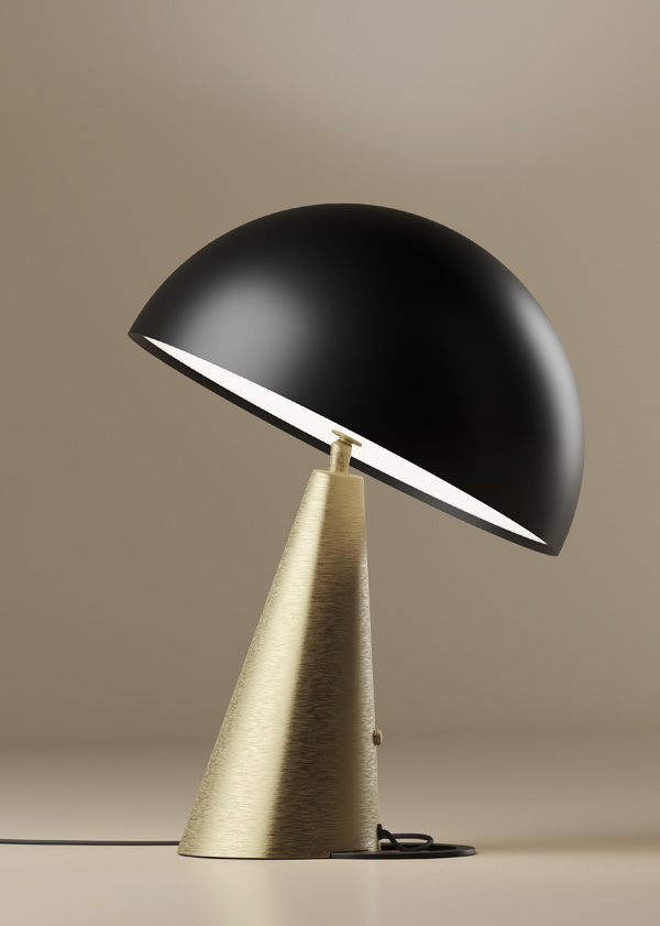 lampada design dimmerabile da tavolo scrivania a led integrati sostituibili imperfetto 1 05231