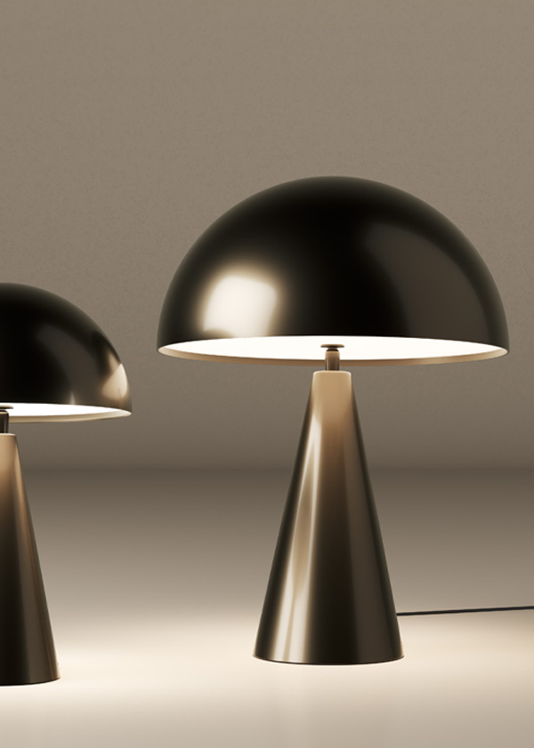 lampada design dimmerabile da tavolo scrivania a led integrati sostituibili imperfetto 1 05232