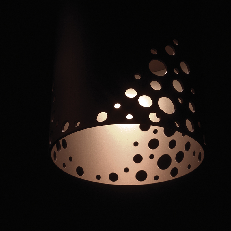 Lampada da parete in alluminio Gaia 2 04406 Lampada da parete in alluminio Gaia 2 04406