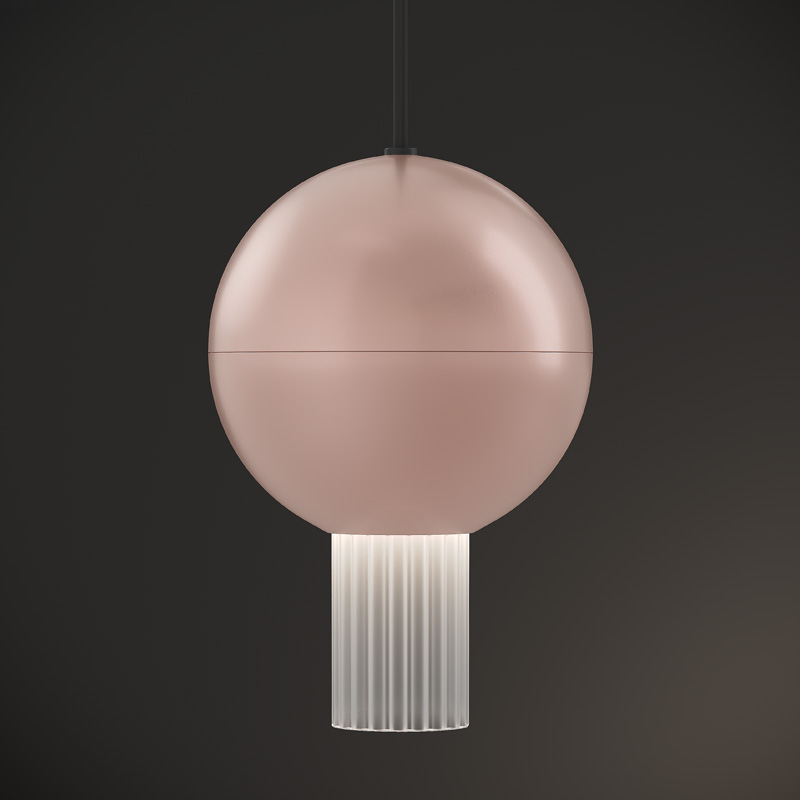 Suspension wall lamp design integrated led dimmable trendy colours contemporary shape 2 05405
